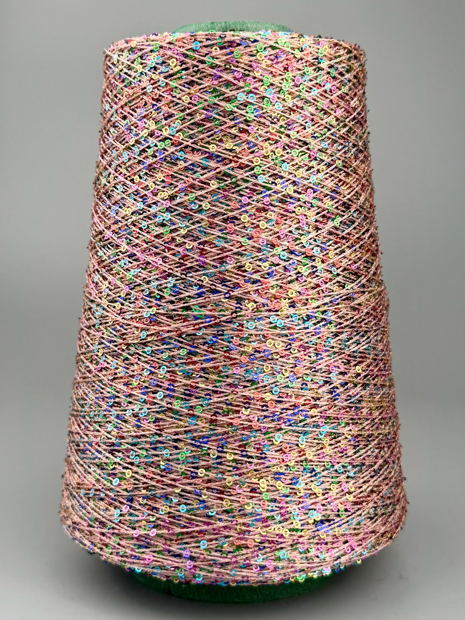 Cofil Antares Special – Fil décoratif à paillettes col. Rose Poudré Confetti photo 2